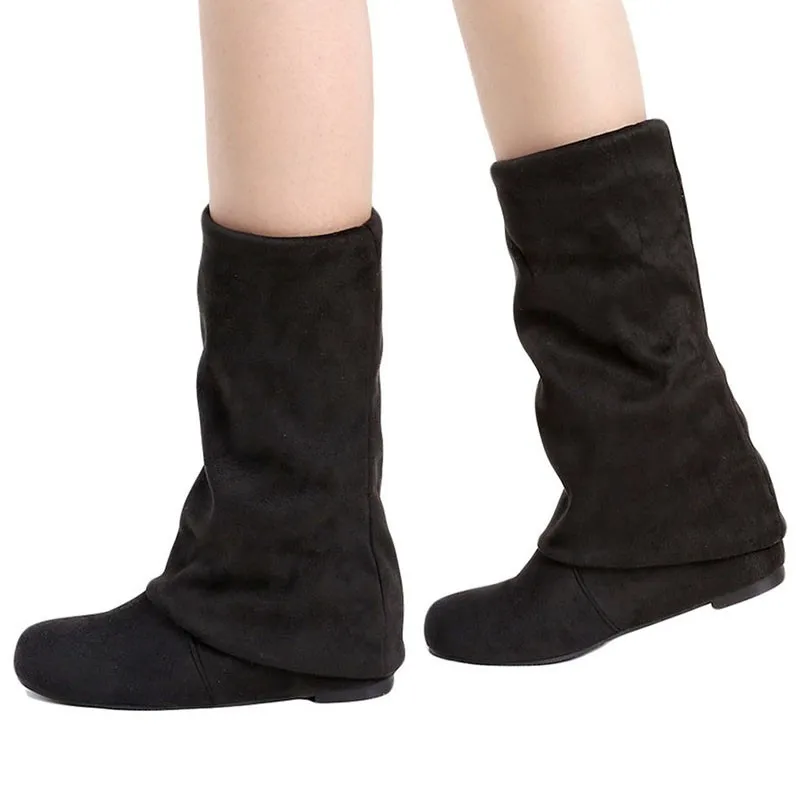 Женские сапоги Осень зима модные увеличивающие рост леопардовой расцветки