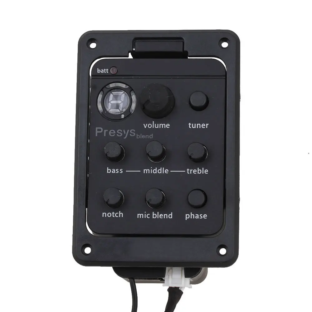 Новинка OEM FISHMAN 301 двухрежимный предусилитель EQ тюнер для гитары с микрофоном