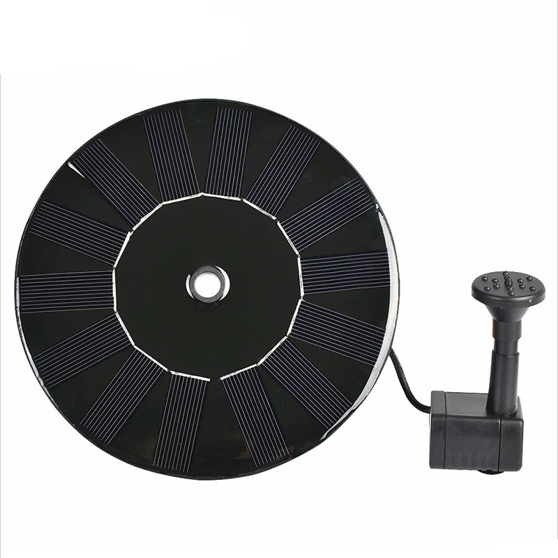 Птица ванная фонтан 7 в 1 4 Вт Ванная Солнечный с питанием от солнечной батареи