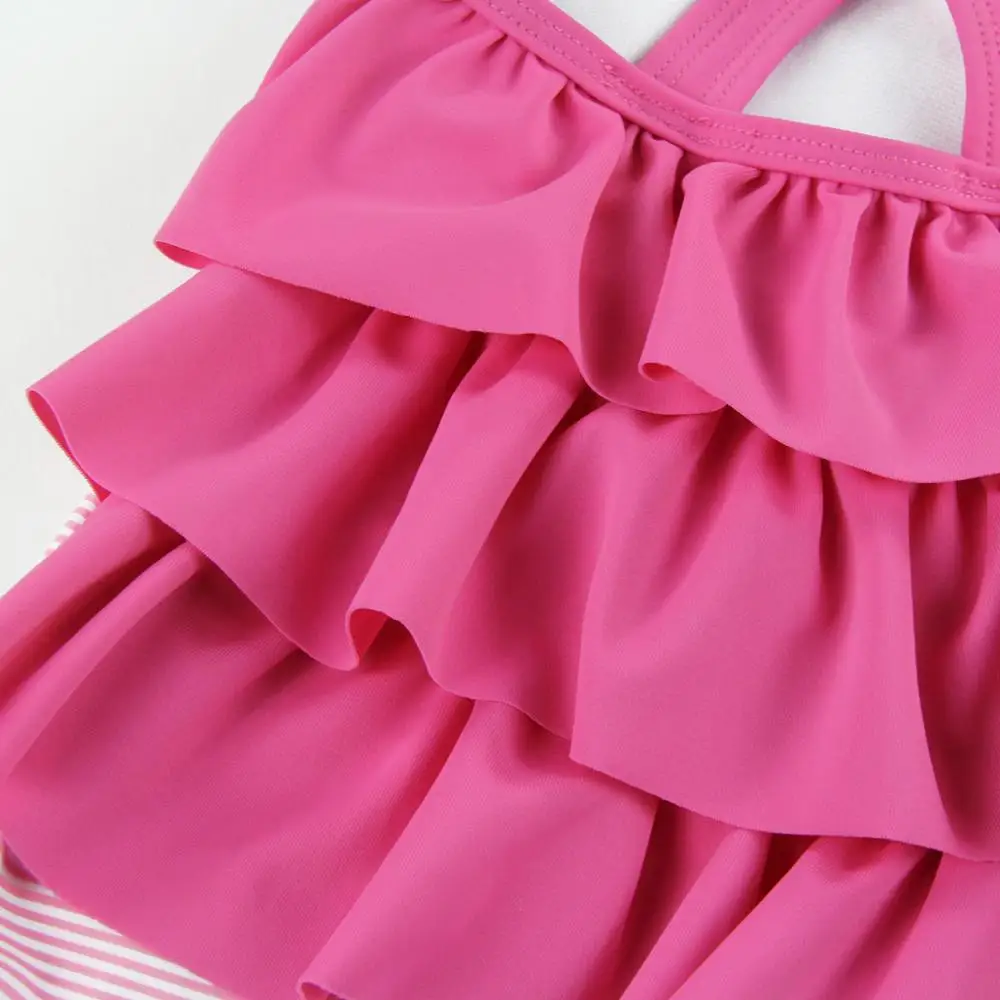 

Julysand Baby Swimwear Cute One Piece swimsuit Girls Flamingo printed BathingSuit Kids High-end Swimwear