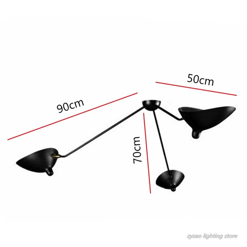 Lámpara de techo de hierro Industrial Retro, diseño creativo y postmoderno, nórdica, decoración para sala de estar y restaurante