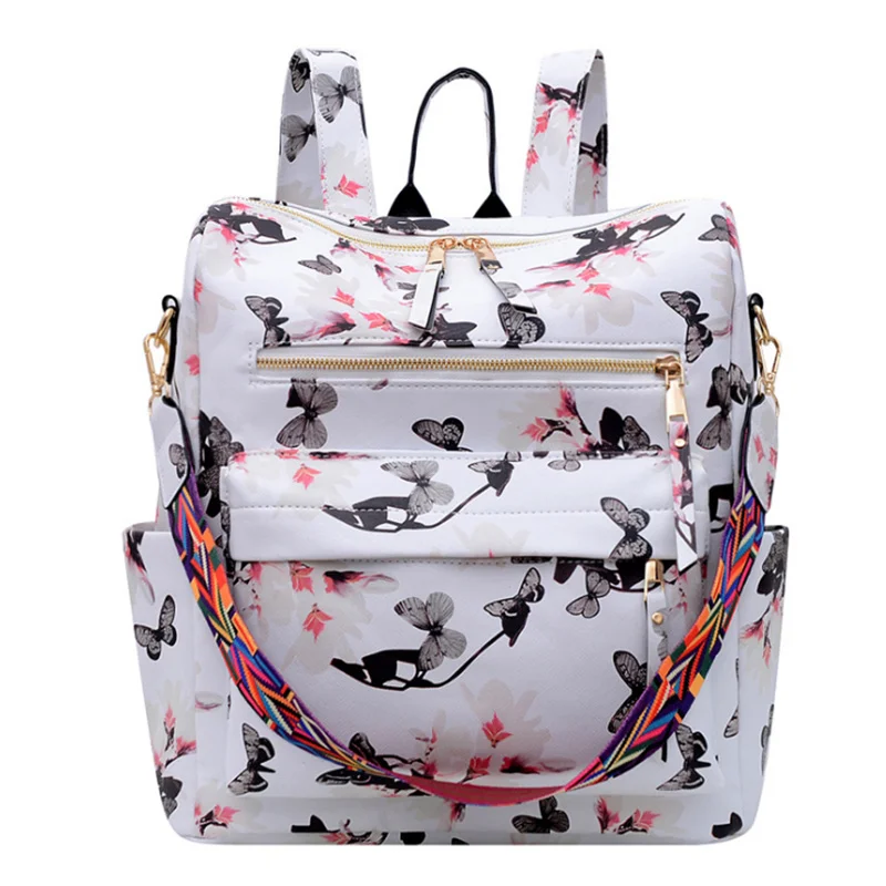 

Fashion Leather PU Laptop Backpack Women Shoulder Bags For Women Travel Anti-theft Backpack Rucksack Vintage Bag