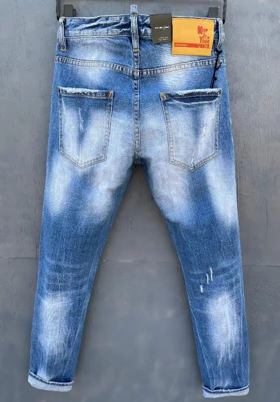 denim joggers women classic,Authentic DSQUARED2,Retro,Italian brand ,Women/Men Jeans,locomotive,Jogging jeans,DSQ035