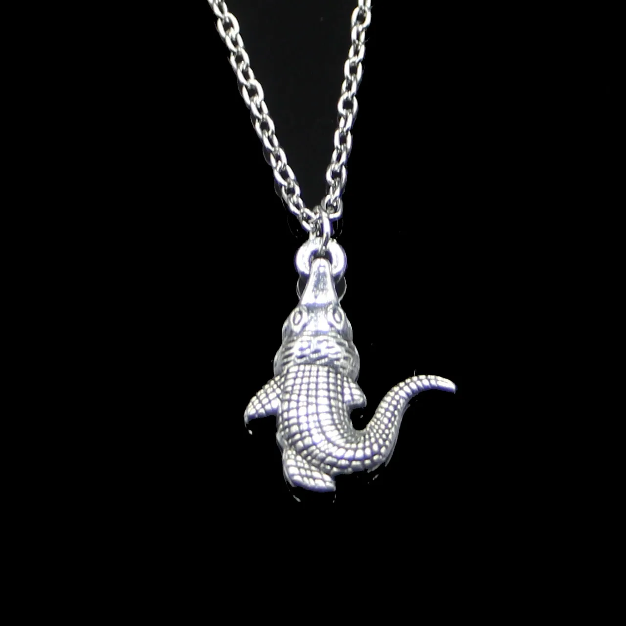 Мода 26*20 мм крокодиловые кулон ожерелье цепочка для женщин колье креативные