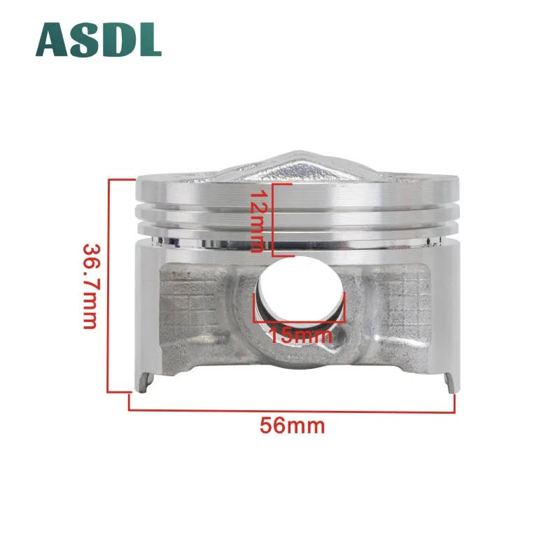 

For FZ400 FZ 400 FZR400 FZR 400 Piston and Rings Set 56mm 56.25mm 56.50mm