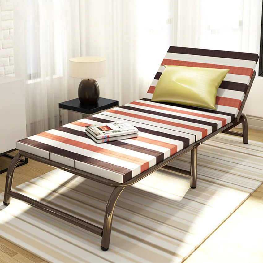 Складная кровать 80/90 см милитари для дома и офиса простой обед одиночный диван