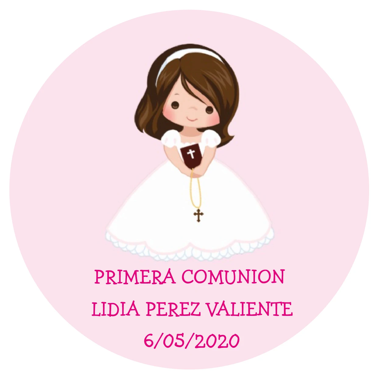 Наклейки на Первое причастие для девушек уплотнения в конверте с