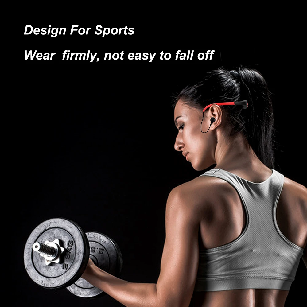 

Bluetooth Earphone IPX8 Waterproof Wireless Headphones Sport MP3 Player FM Radio 8GB Neckband Bluetooth Headset Music Player