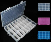 1pcs hot sale large sundries assort collect box components storage plastic box 24 grid collection box pc672095