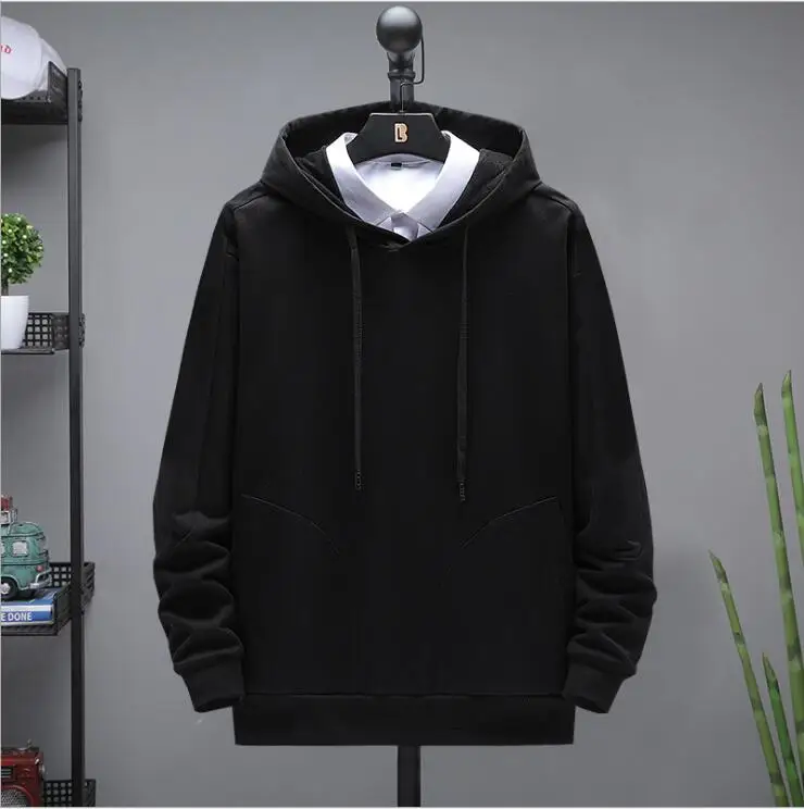 

2020 Spring Autumn Mens Thick Fleece Hoodies Men Hoodies Thick Winter Hoody Sweatshirts Unisex Streetwear Hooded