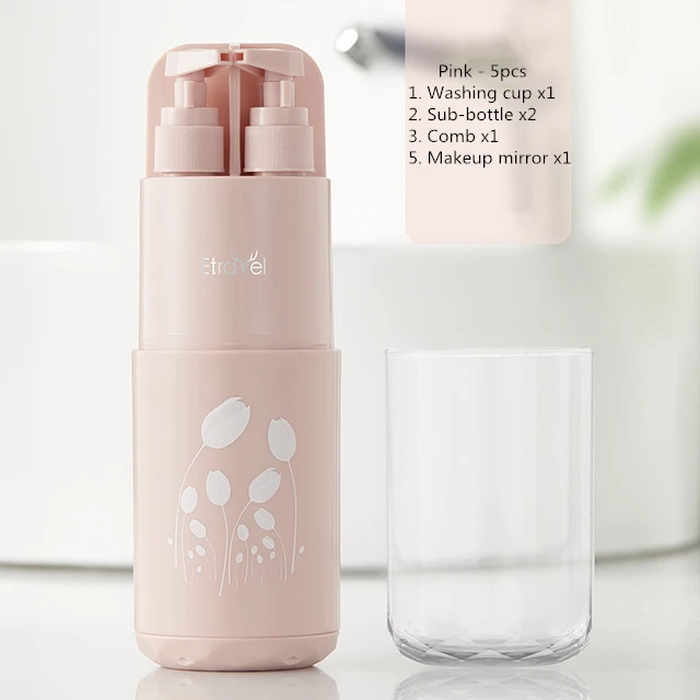 Pink 5 шт. Дорожный Чехол для зубных щеток портативный держатель для зубных щеток коробка для хранения зубных щеток Органайзер набор аксессуаров для ванной комнаты - Цвет: Pink