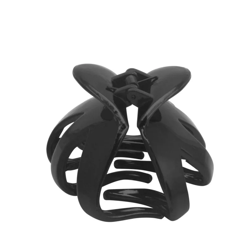 

Women Octopus Claw Hair Clip Hairpin Accessory Curved Design Heart Shape Handle