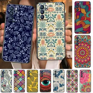 hot art flowers banana leaf for realme c3 case soft silicon back cover oppo realme c3 rmx2020 coque capa funda find x3 pro c21 8 free global shipping