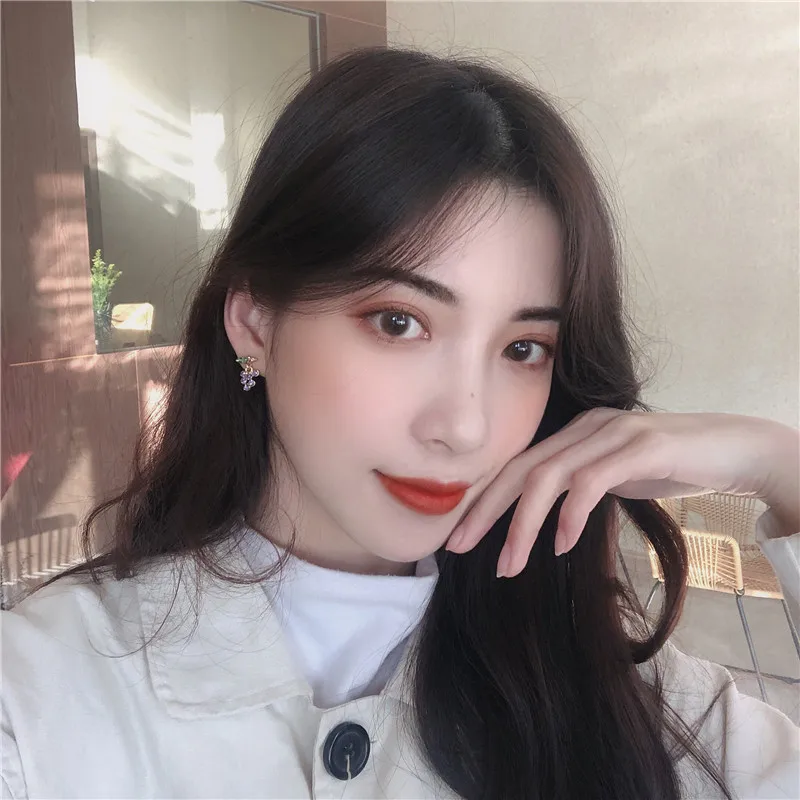 Женские серьги-гвоздики из цинкового сплава серьги-пусеты с застежкой на спине |