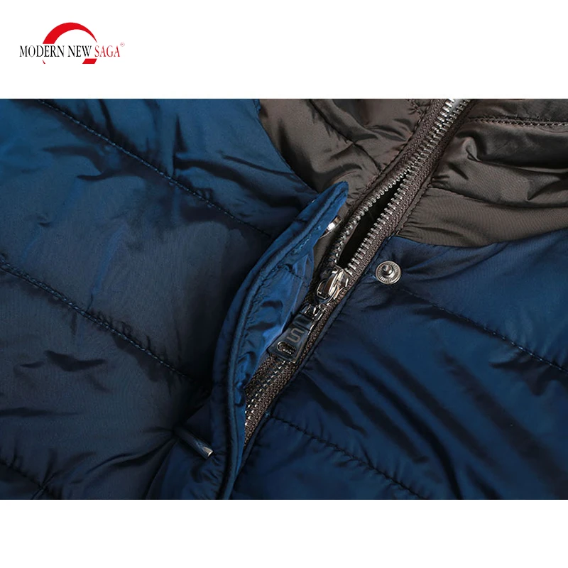 MODERN NEW SAGA 2020 Осеннее Женское Пальто Зимняя Длинная Куртка С Капюшоном Хлопковое