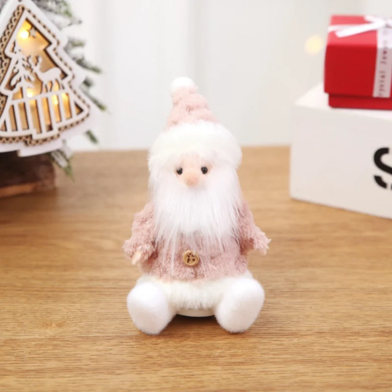 Милый Санта Рождественская Кукла снеговик кулон мягкой ткани для удаления