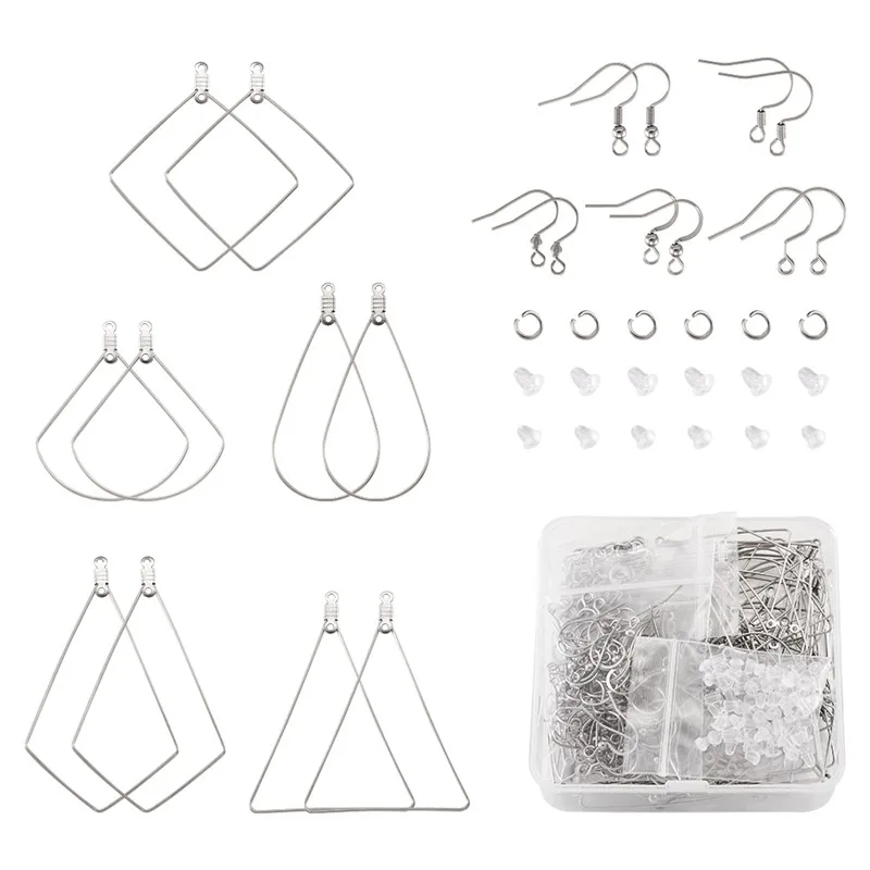 

1 комплект, серьги-Крючки из нержавеющей стали