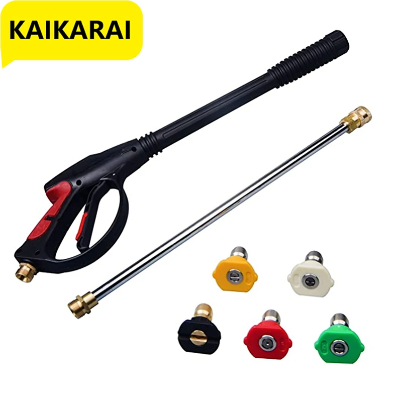 4000PSI High-Pressure Car Washer Foam Gun With 42-inch Powerful Spray Gun With Quick-Connect Nozzles in 5 Colors