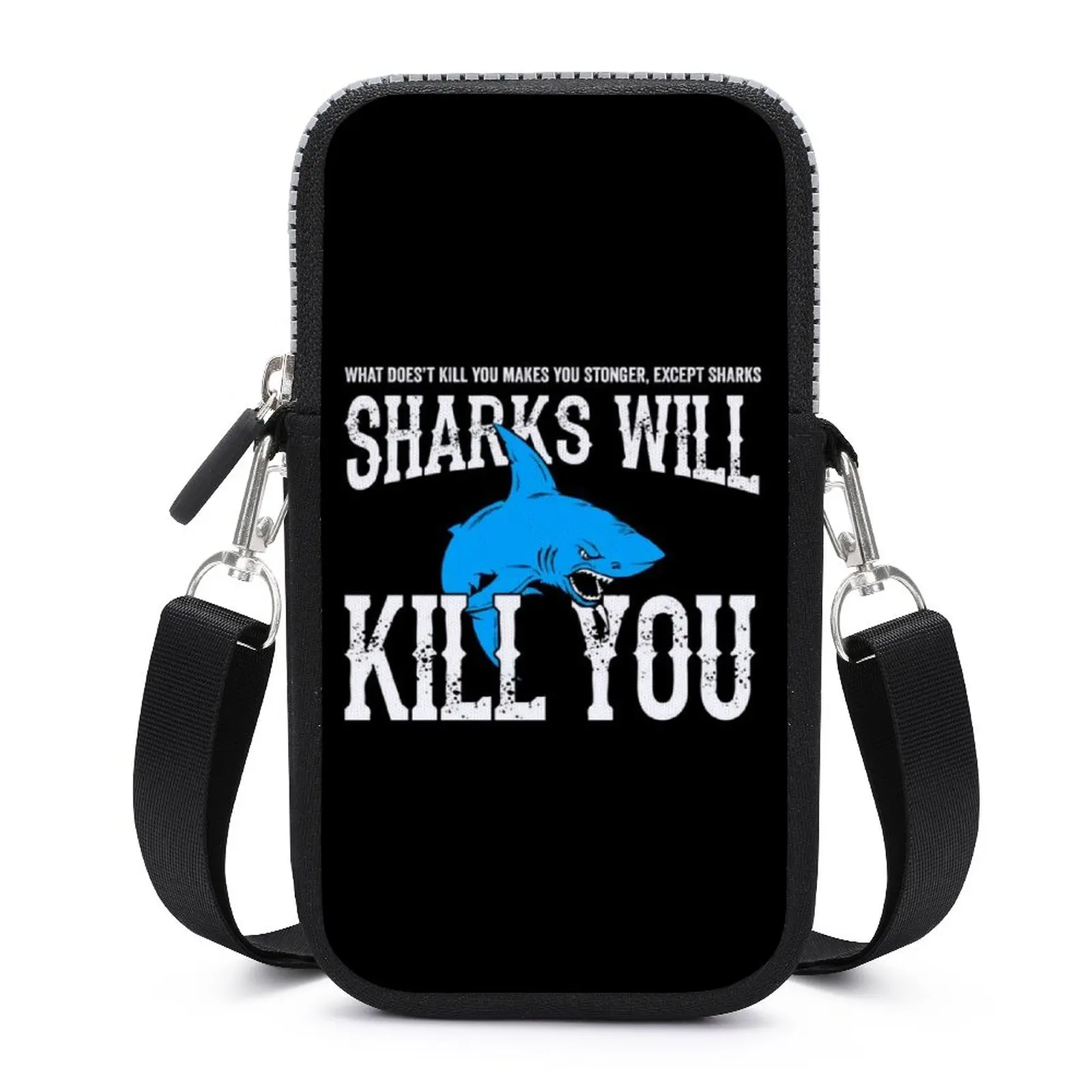 

Сумка через плечо Shark Shopping мобильный телефон Bag, модный стильный кошелек для студентов