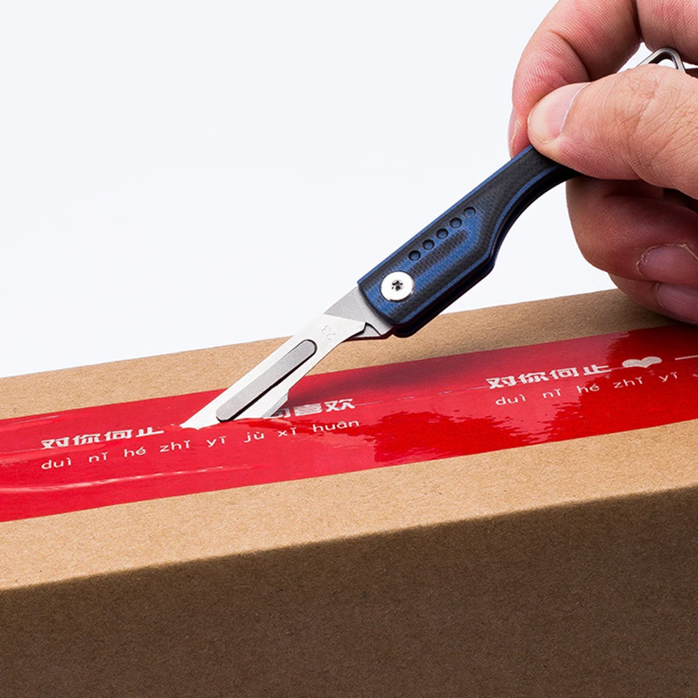 G10 Новый мини скальпель брелок медицинский складной нож Походный для самообороны