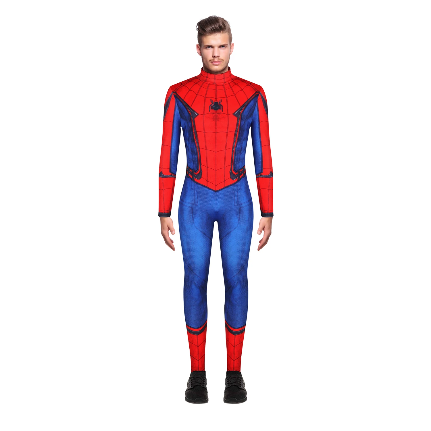 Костюм Человека паука для взрослых костюм Зентаи из спандекса супергероя без