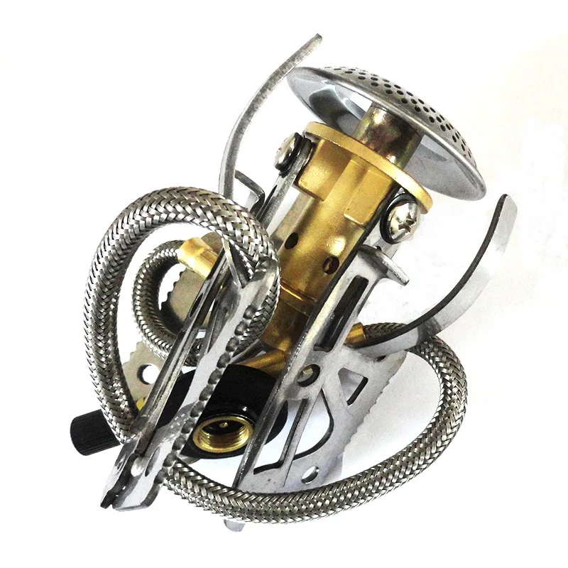 Ветрозащитная газовая горелка для кемпинга портативная кемпинговая плита