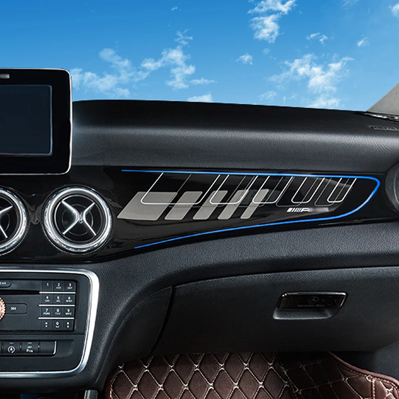 Карманго для Mercedes Benz GLA CLA 2015 2019 автомобильная панель из углеродного волокна рамка