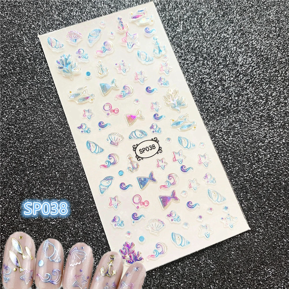 

Самоклеящиеся наклейки для ногтей серии SP SP029