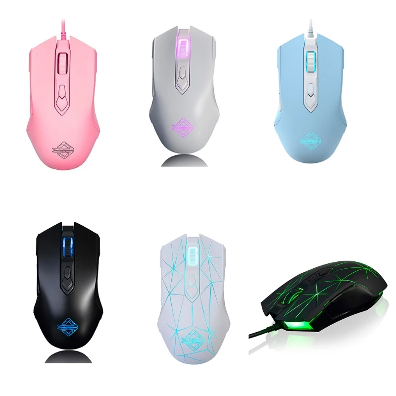 

Aj52 Wired Professional Gaming Mouse Has 7 RGB Backlight Modes For Computer Notebooks Wired Professional Gaming Mice In Stock