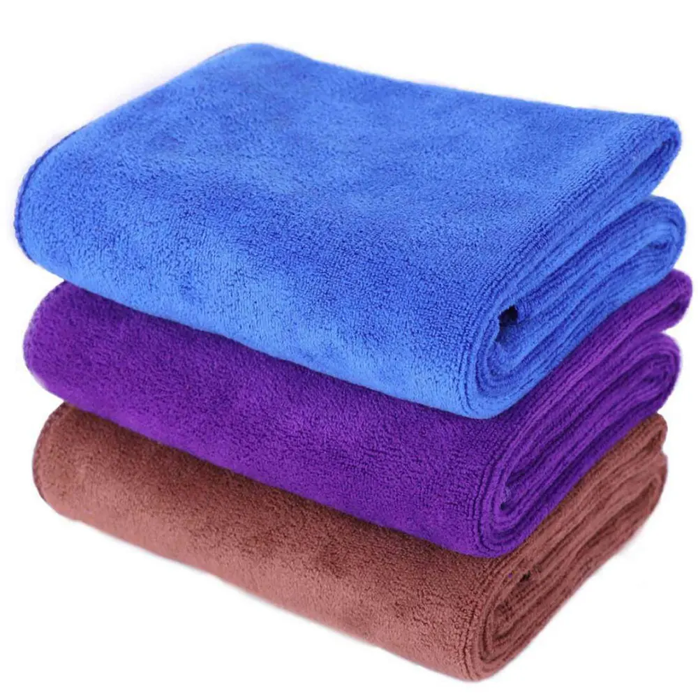 

Absorbent Thick Reusable Superfine Fiber Car Cleaning Towels Clean Car Fiber 30 60cm Cleaning Towels