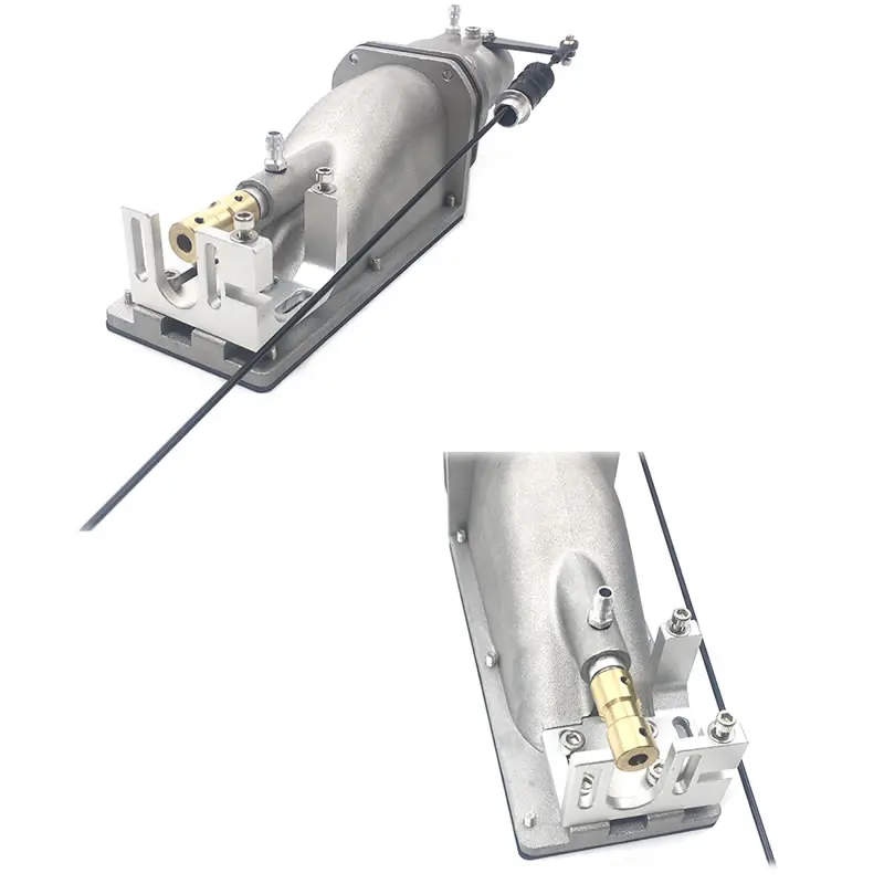 Dolphin-35mm metal water jet propeller ship model aluminum alloy jet. Impeller diameter: 35mm nozzle 18mm |