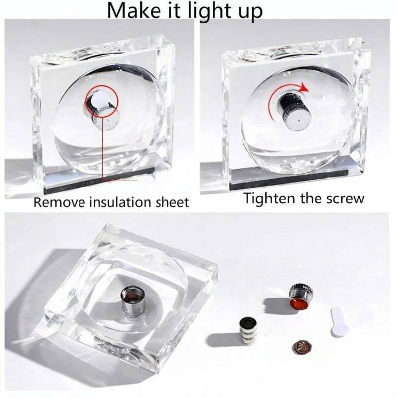 

High Grade Home Desktop Milky Way Galaxy Transparent Crystal Ball with Light Effect Base home decoration