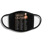 Базовая маска Ariana Grande Sweetener World Tour Dates с черным принтом, 100% хлопок