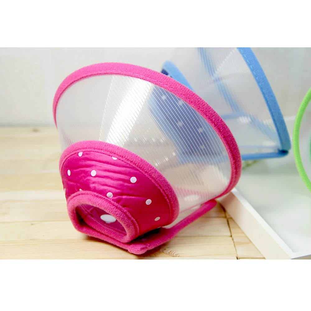 

New simple Pet Color Ring Dog Protection Headgear Anti-biting Anti-food Collar Pet Supplies