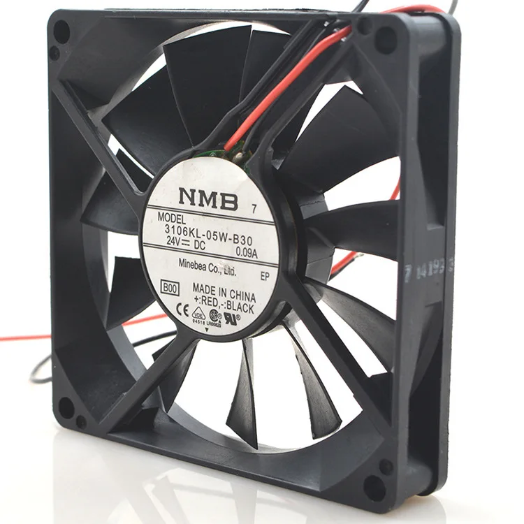 

FOR NMB 3106 KL-05W-B30-B00 24V 0.09 A 8015 8CM 2-wire cooling fan