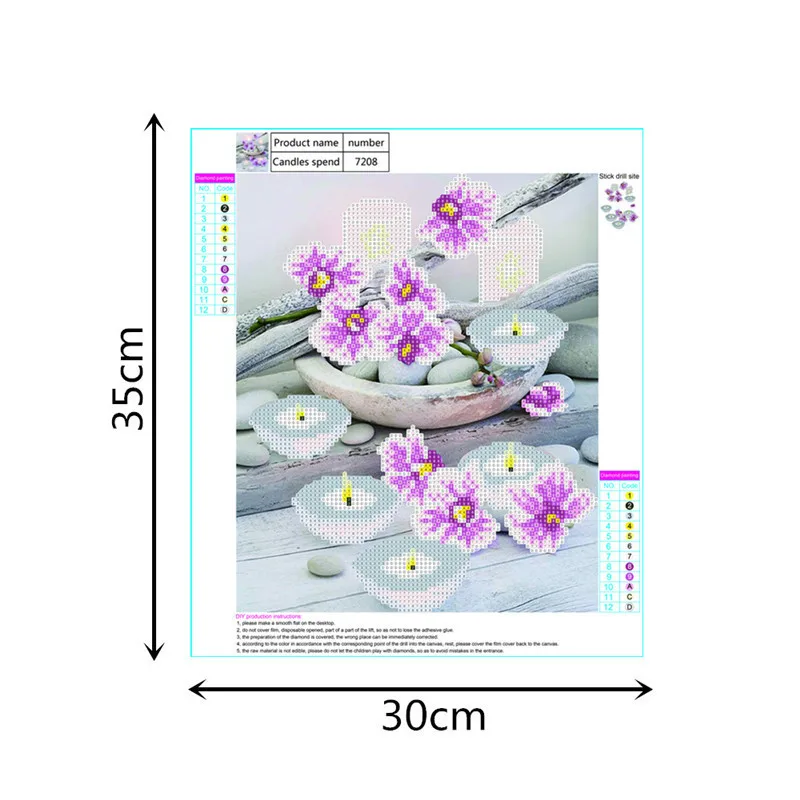 Набор для алмазной вышивки сделай сам 30 х35 см | Дом и сад