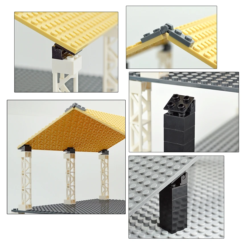 Двусторонние базовые пластины конструктор сделай сам в горошек 32x32 32x16 точек
