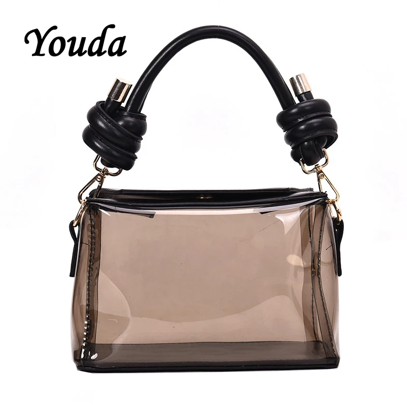 Youda модные стильные женские прозрачные сумки оригинальный дизайн ПВХ материал