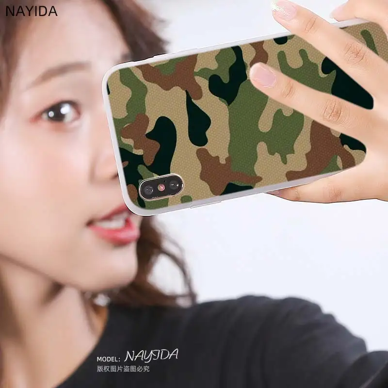 Мягкий чехол для Xiaomi Redmi 9 8 7 6 5 4a 4x 9at 9Prime K20 Pro 9a 8a 5Plus камуфляжный армейский в стиле