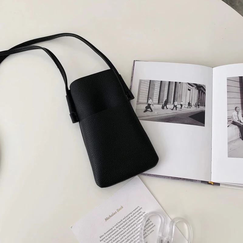 

2021 New Women's Bag Mini Crossbody Phone Bag PU Leather Soft Female Shoulder Bag Casual Ladies Purse Bag Whole Sale