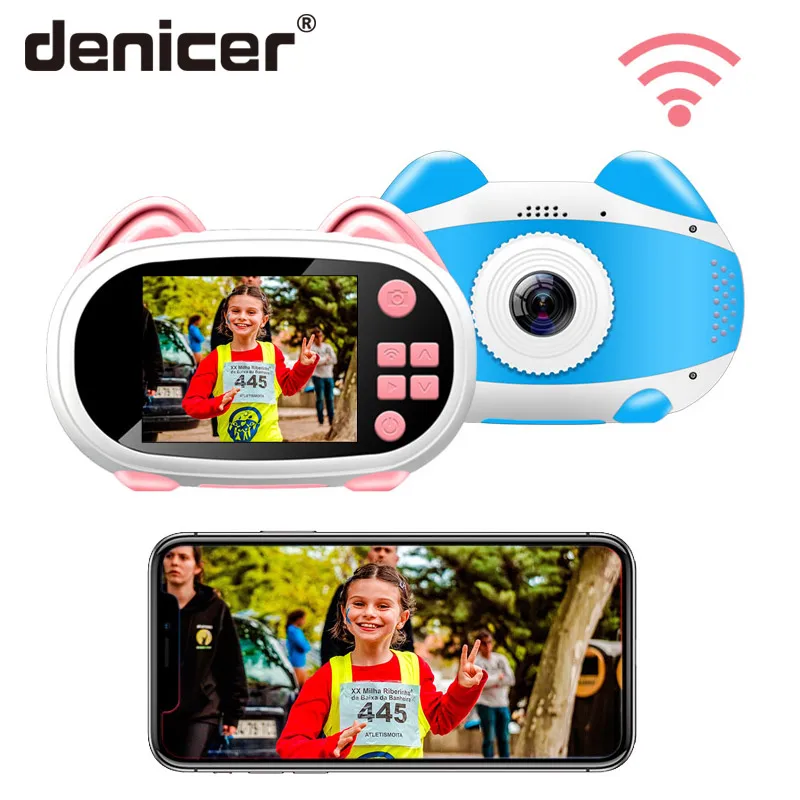 Детская мини камера denicer с Wi Fi образовательные игрушки для детей детские подарки