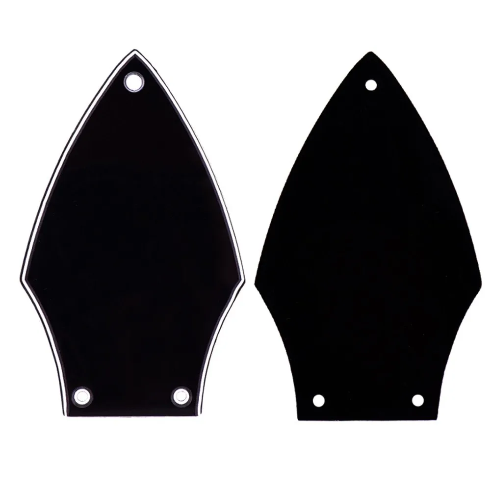 

Electric Bass Guitar Neck And Head Adjustment Lever Cover Black Bell Shaped Truss Rod Cover For Electric Guitar Replacement