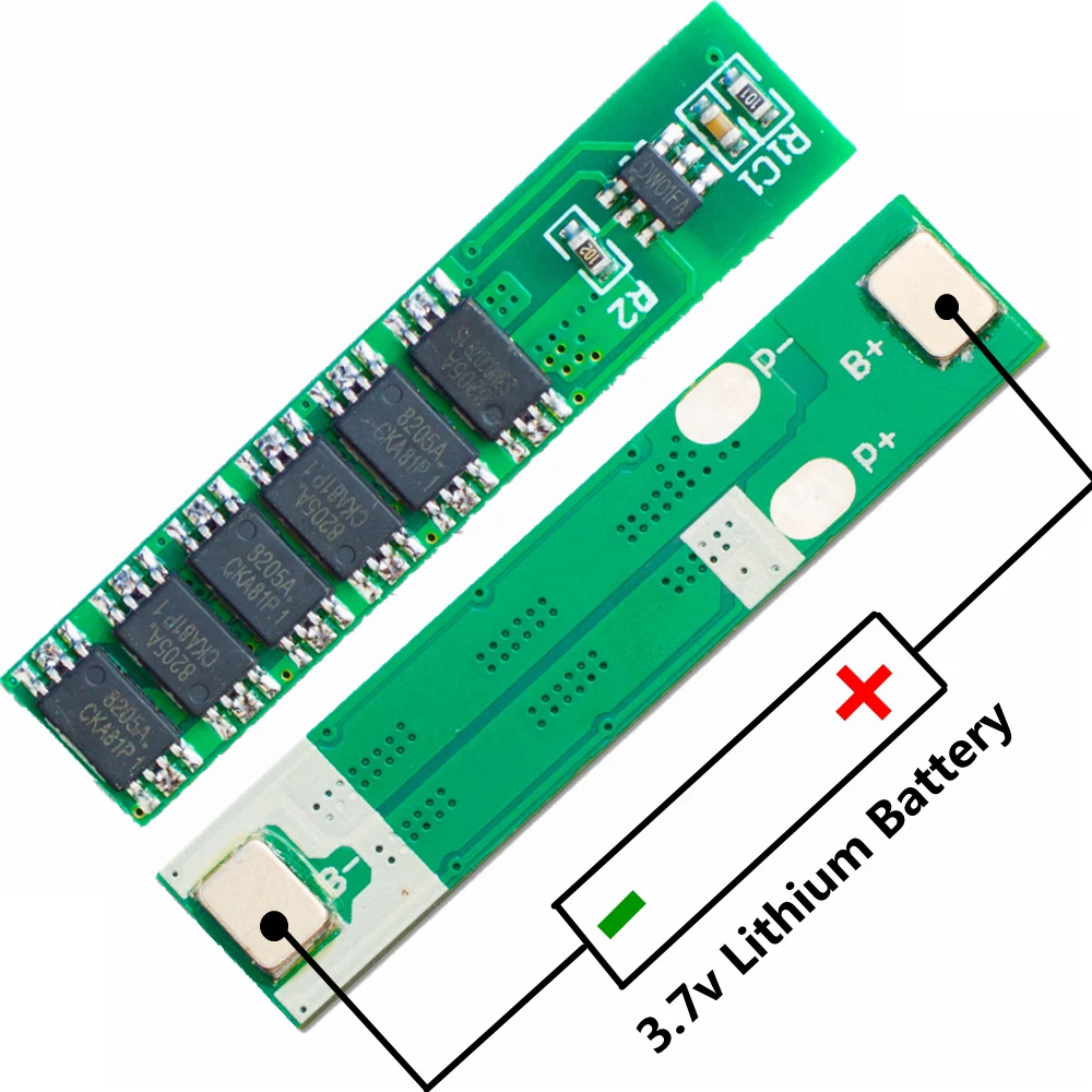 Защитная плата Aokin 1S 15A 3 7 V Li Ion 6MOS BMS PCM для литиевой батареи 18650 Lion|Интегральные