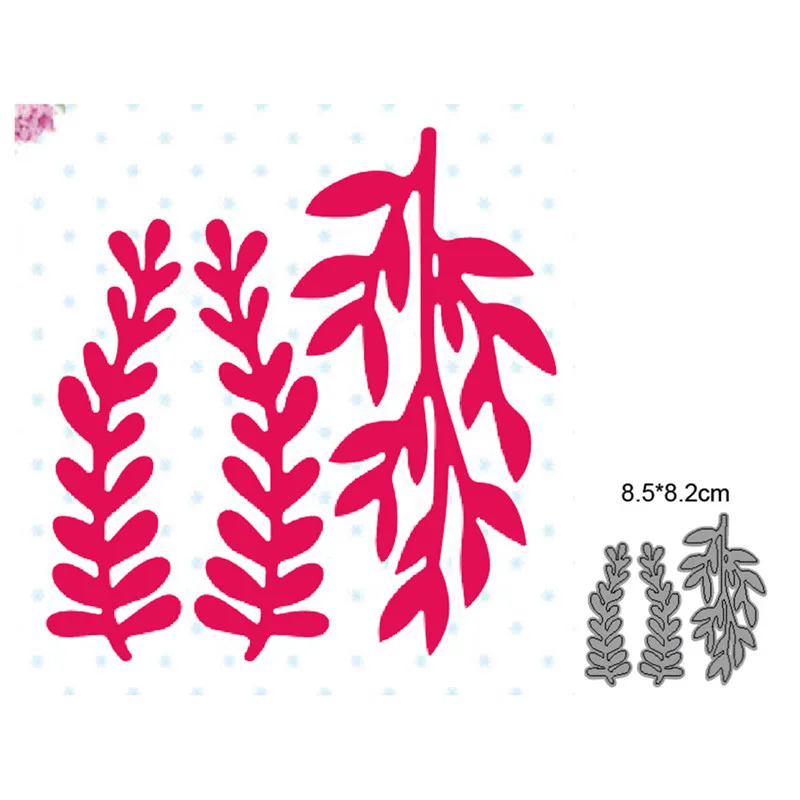 

Leafy Branch Cutting Dies New 2021 Metal Cutting Dies For Scrapbooking And Card Making Decorative Embossing Die Cut Craft Dies