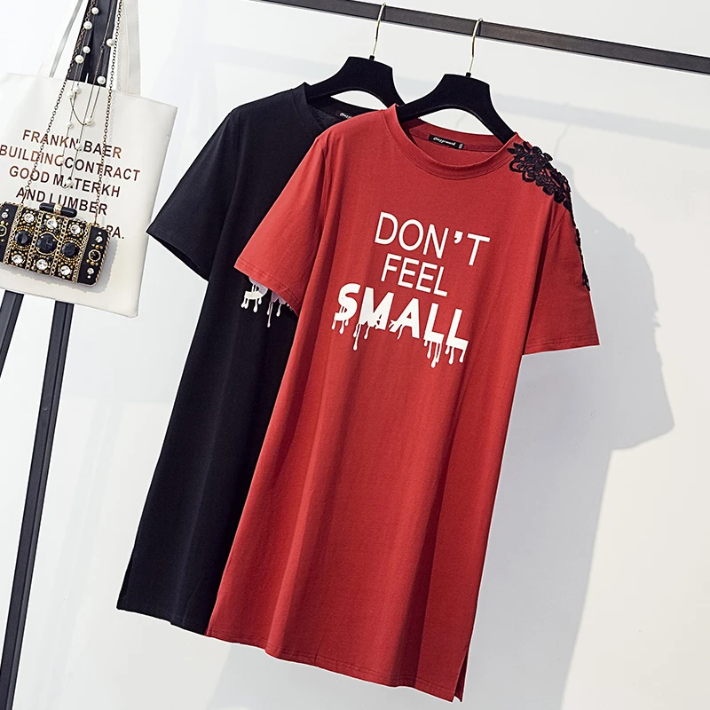 Два набора пряжи для футболки платье большого размера толстый мм свободный