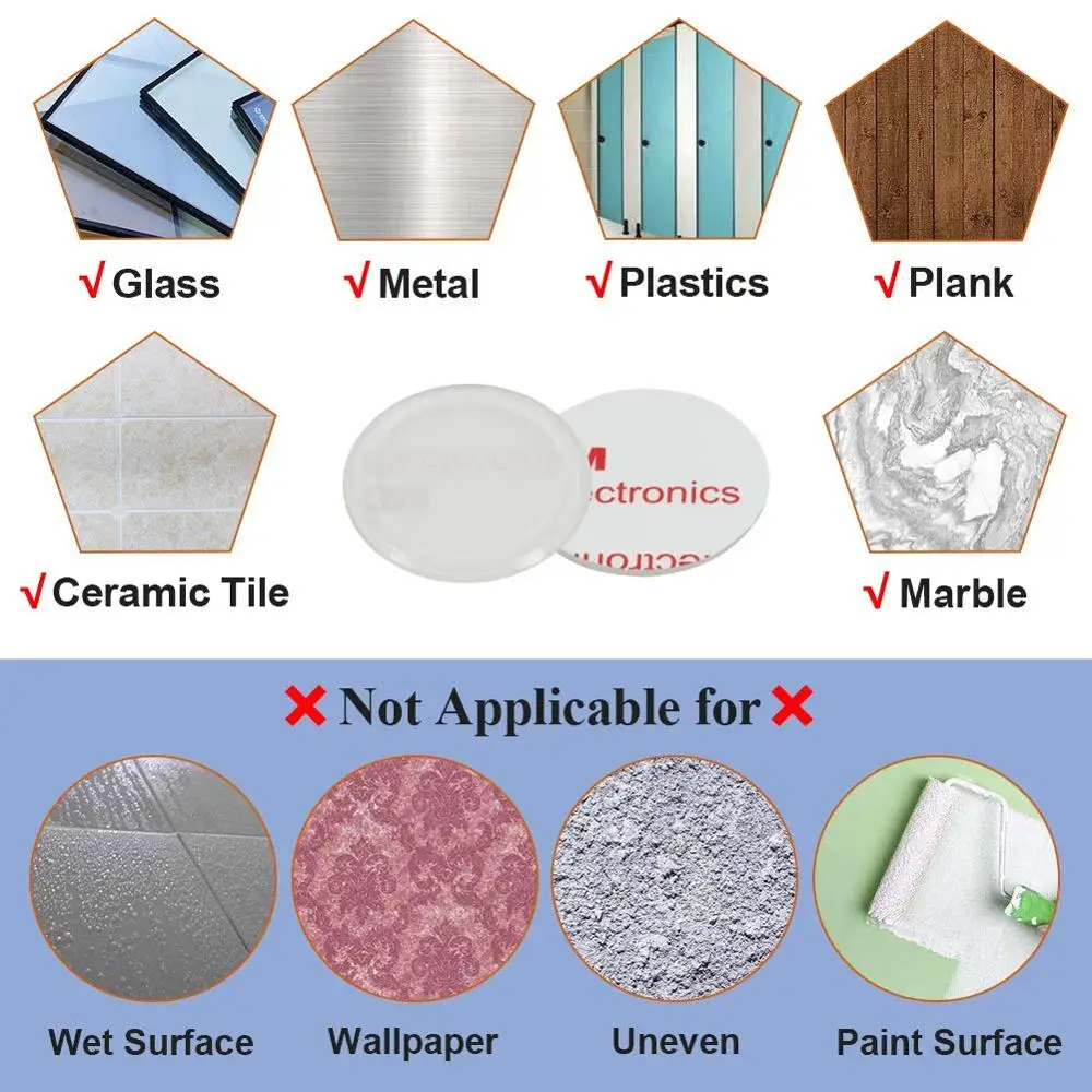 18 шт. прозрачные клейкие бамперы 20 х3 мм|Замки шкафов| |