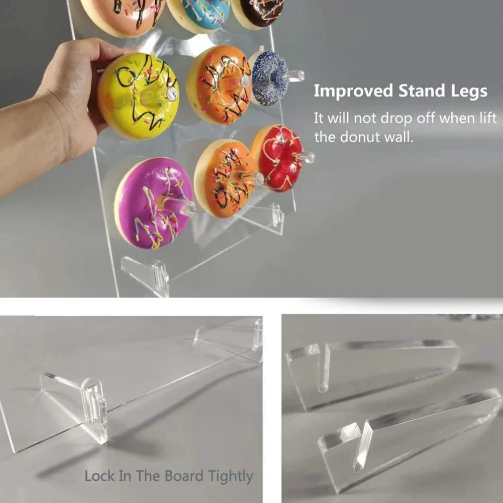 Многофункциональная простая настенная подставка держатель для пончиков стеллаж