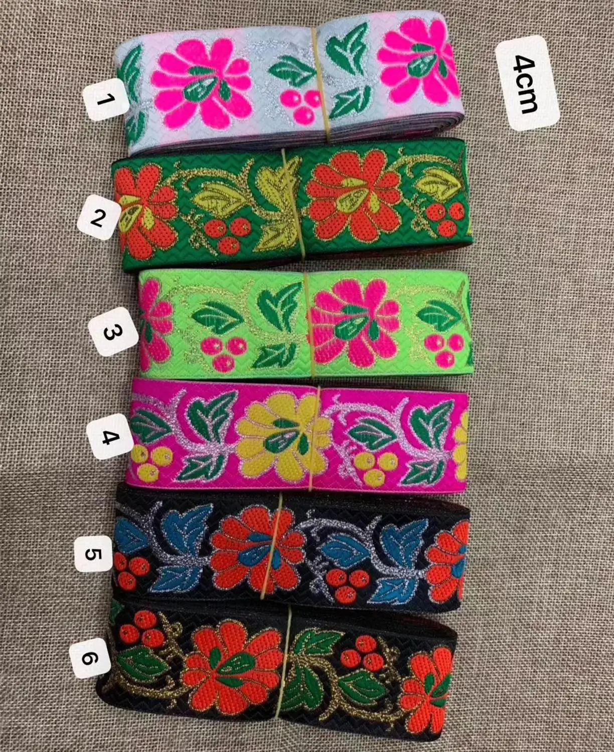 

4cm nation style jacquard ribbon,XERY191202N