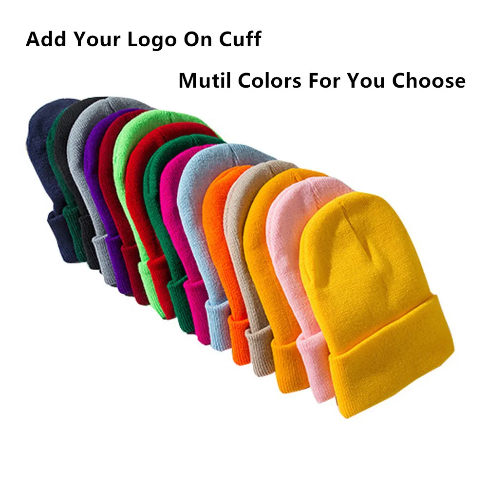 2020 OEM по индивидуальному заказу Женские шапки вязанные зимние токе со своим