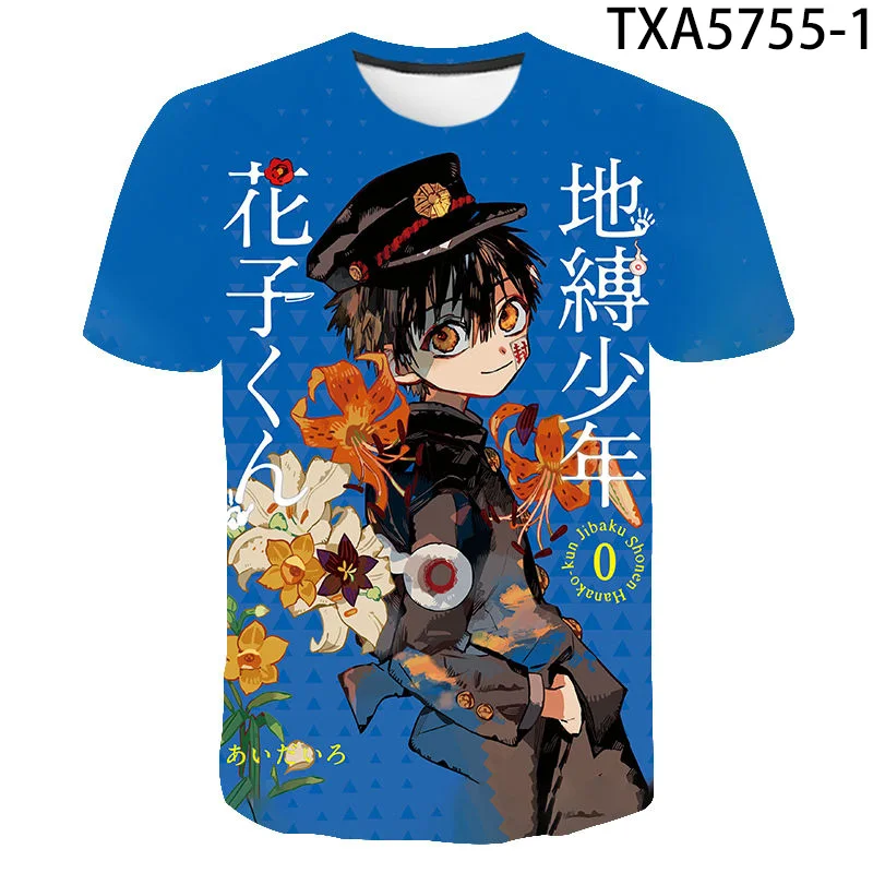 

Toilet-Bound Hanako-kun 3D T-shirt Men Women Children T Shirt 3D Print Tees Boy Girl Fashion Streetwear Tops